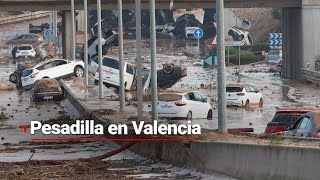 UNA DANA DEVASTADORA  España bajo caos tragedia en cada rincón y más de 100 perdidas humanas [upl. by Dnaltroc]