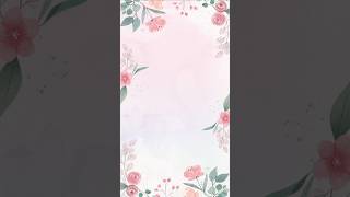 Blank Wedding Invitation background🌼🌸 shorts short [upl. by Bradan]