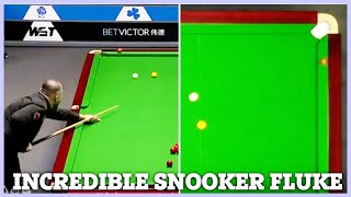 Snooker Star Hossein Vafaei’s JawDropping Fluke Shot Leaves Fans Stunned [upl. by Anipsed]