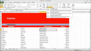 Como inmovilizar celdas y dividir columnas en Excel [upl. by Delfeena]