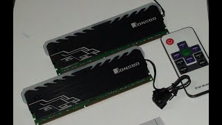 Dissipador de calor para memoria ram com RGB unboxing [upl. by Burchett]