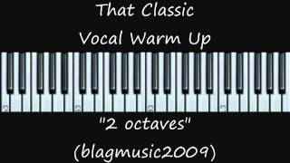 Classic Vocal Warm Up Exercise [upl. by Arramat481]