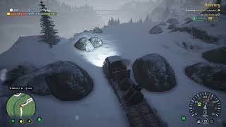 Alaskan road truckers trying ice road trucing xbox x [upl. by Ronym]