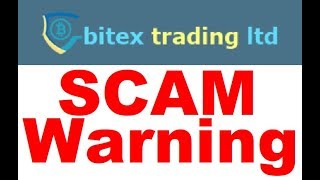 Bitex Trading LTD Review  Another Faulty SCAM Evidence [upl. by Ailekahs]