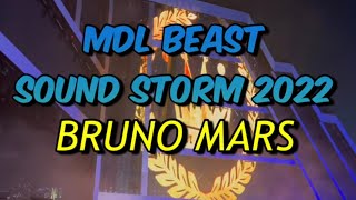 FIRST TIME BRUNO MARS live in RIYADH SAUDI ARABIA  MDL Beast Sound Storm 2022 [upl. by Sanyu]