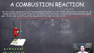 5 Calorimetry Calculations combustion [upl. by Leiva]