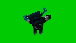 Minecraft warden animation greenscreen [upl. by Lehar]