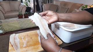 How to make real Salt Cod Fish at Home [upl. by Enomes]