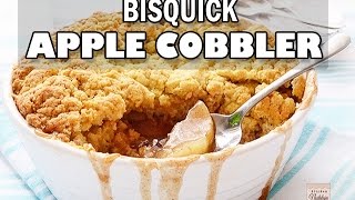 Bisquick APPLE COBBLER Recipe [upl. by Siouxie]