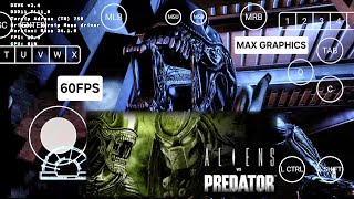 Winlator 80 Aliens vs Predator Galaxy S24 Ultra Gameplay Test Snapdragon 8 Gen 3 [upl. by Hough114]