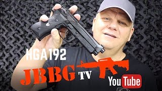 HG192 FULL AUTO AIRSOFT PISTOL REVIEW [upl. by Nork]