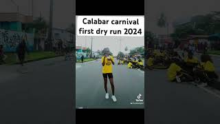 Calabar carnival first dry Run 2024 crossriverstate calabarcarnival calabarcarnival [upl. by Nord]