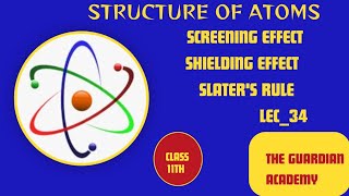 LEC34CLASS11SCREENINGEFFECTSHIELDINGEFFECTCHAPTER2STRUCTUREOFATOM [upl. by Allenod]