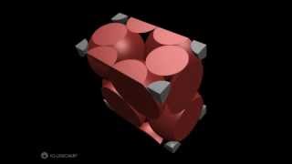 22 Rutile unit cell Titanium dioxide [upl. by Atiloj]