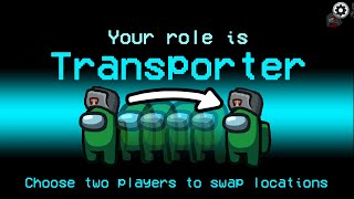 Using the Transporter Role to SOLVE the GAME  DumbDog Modded Among Us [upl. by Clawson]