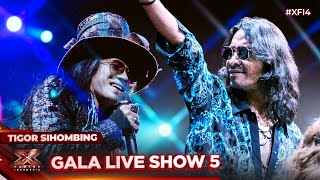 Tigor Sihombing  ⁠Terajana Rhoma Irama  Gala Live Show 5  X Factor Indonesia 2024 [upl. by Lange]