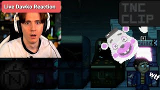 TNC Dawkos reaction to Buff Helpy FNAF  Into the Pit [upl. by Hew]