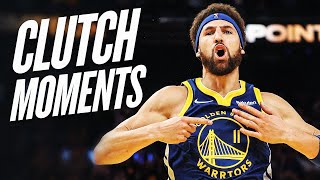 Klay Thompsons Most CLUTCH Warriors Moments [upl. by Gmur]