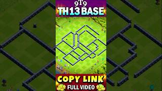 AFTER UPDATE TOWN HALL 13 Th13 WAR BASE With Link  TH13 LEGEND Base With Link  Clash of clans [upl. by Eyoj]