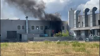 Incendio nella zona industriale ￼ [upl. by Reseta]