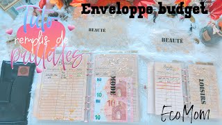 Enveloppe Budget Tuto enveloppe paillettes [upl. by Eleonora]