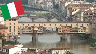 PONTE VECCHIO quotOld BridgequotFlorence Italy [upl. by Arihs]