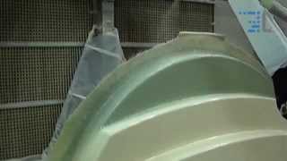 LESTA  Fiberglass and gelcoat applications on swimming pools [upl. by Arocal]