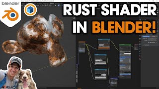 Easy RUST MATERIAL in Blender Quick Adjustable Shader Setup [upl. by Mccullough]