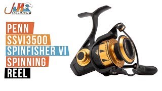 Penn SSVI3500 Spinfisher VI Spinning Reel  JampH Tackle [upl. by Iniretake]