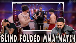 CLUTCH GONE ROGUE REACTS TO ChiseledAdonis BLINDFOLDED MMA Fight [upl. by Manvell733]