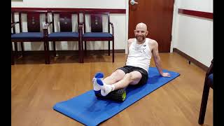 Rolling for pain in the foot  Grade 4 plantar fasciitis Achilles tendonitis and general foot pain [upl. by Ariel]