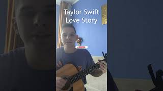 Love Story  Taylor Swift on a Guitar with CHORDS English Version [upl. by Alfie]