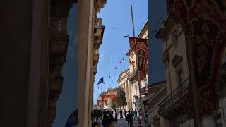 Daytime fireworks in Valletta [upl. by Cthrine]