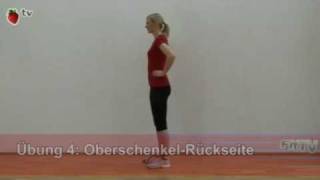 ErdbeerFitnessTV  01 Schlanke Oberschenkel [upl. by Zacarias]