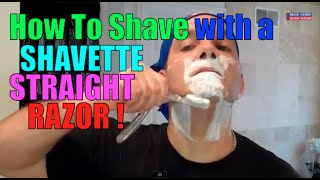 Parker Shavette Barber Style Shavette Razor Shave and Review [upl. by Edge]