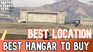 Gta 5 Best Hangar Location  Best Hangar to Buy Gta  Best Hangar Crates [upl. by Sianna]