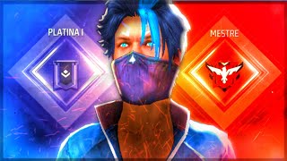 DO PLATINA AO MESTRE SOLO vs SQUAD NA NOVA TEMP  Free Fire 🔥 [upl. by Wehner30]