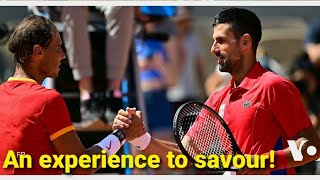 Paris 2024  Novak Djokovic v Rafael Nadal clash at rolandgarros  Random notes [upl. by Uhile]