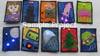 Light Up An Artist Trading Card Class  by Cheryl Sleboda [upl. by Herculie263]