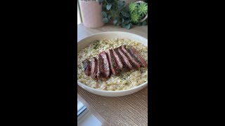 Cheesy Peppercorn Steak Orzo [upl. by Nats657]