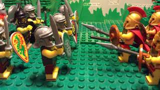 LEGO Romans 197 BC Battle of Cynoscephalae [upl. by Lymann454]