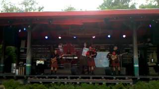 Off Kilter Bagpipe Band at Epcots Canadian Pavilion [upl. by Fawne406]