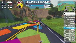 Zwift Mad Monday Race  Watopia Figure 8 [upl. by Llewej]