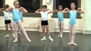 Level 1A Ballet Class JKO School Max Barker December 2012 [upl. by Aynotal]