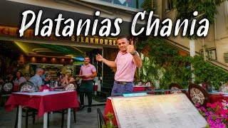 Crete Greece Platanias Chania walking tour 4k Greece 2022 [upl. by Ahselrac708]