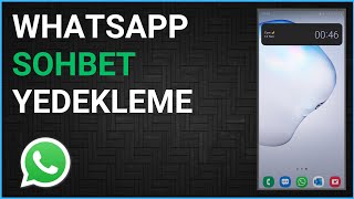 WHATSAPP SOHBET YEDEKLEME  Mesajları Başka Telefona Aktarma [upl. by Eniron274]