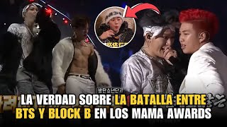 BTS vs Block B lo que no se sabía sobre esta icónica colaboración de los MAMA Awards [upl. by Zia]