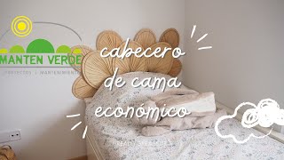 CABECERO CAMA ECONÓMICO Y BONITO [upl. by Eiuqnimod]