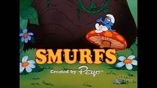 The Smurfs  Intro English MeTV Toons airing [upl. by Alcott]