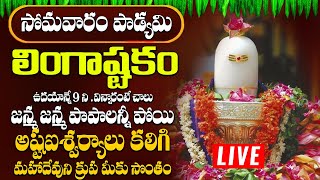 లింగాష్టకం  LINGASHTAKAM MONDAY SPECIAL POWERFUL BHAKTI SONGS 2024 [upl. by Yanahs]